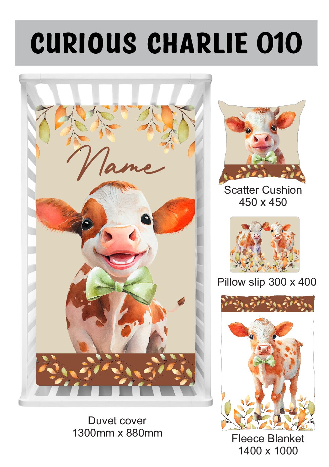 (COMBO 2) Baby Bedding