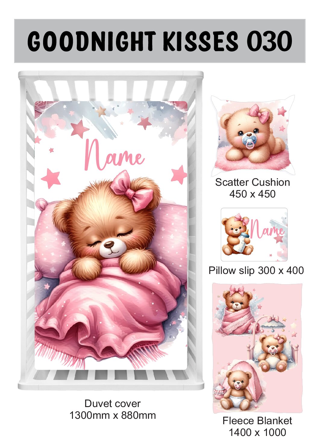 (COMBO 1) Baby Bedding
