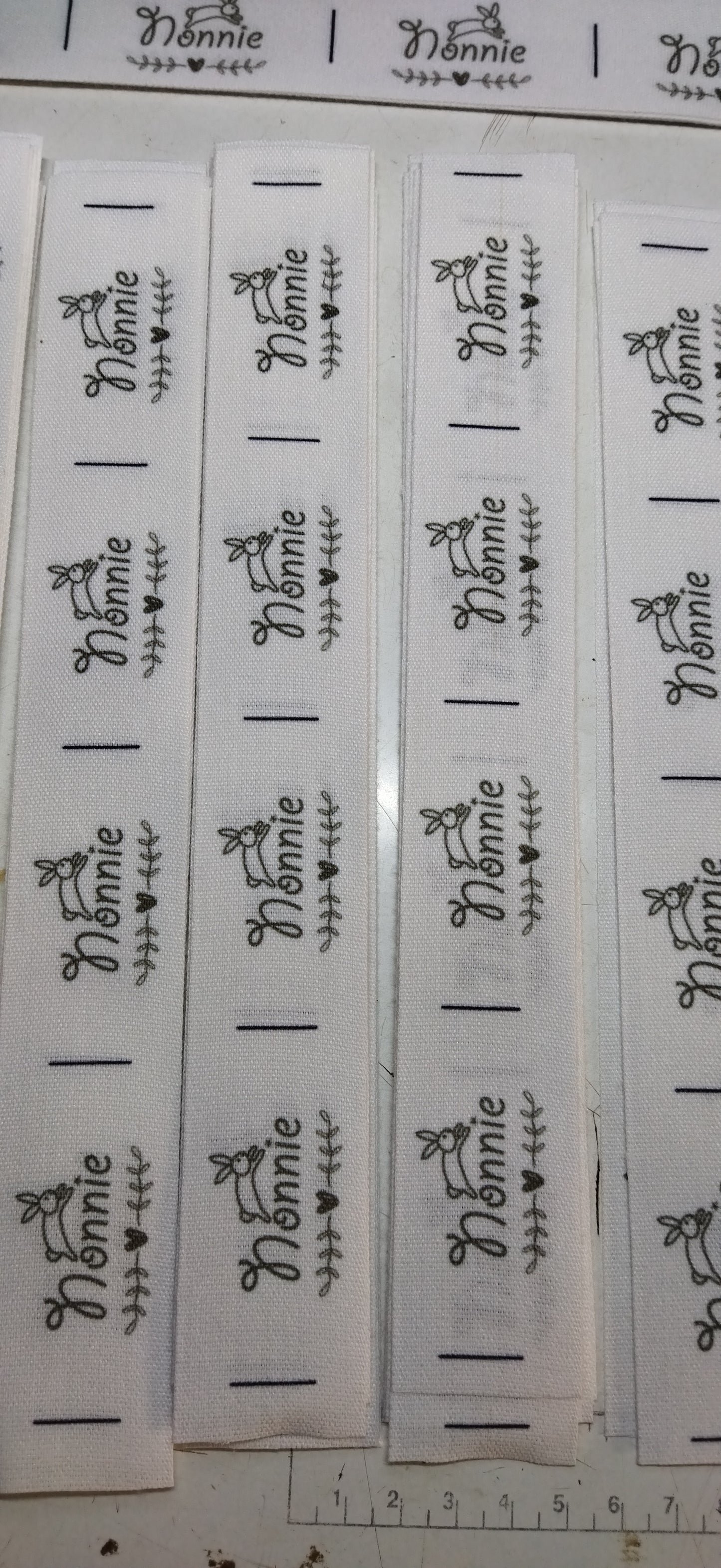 Clothing Labels - Polylinen fabric