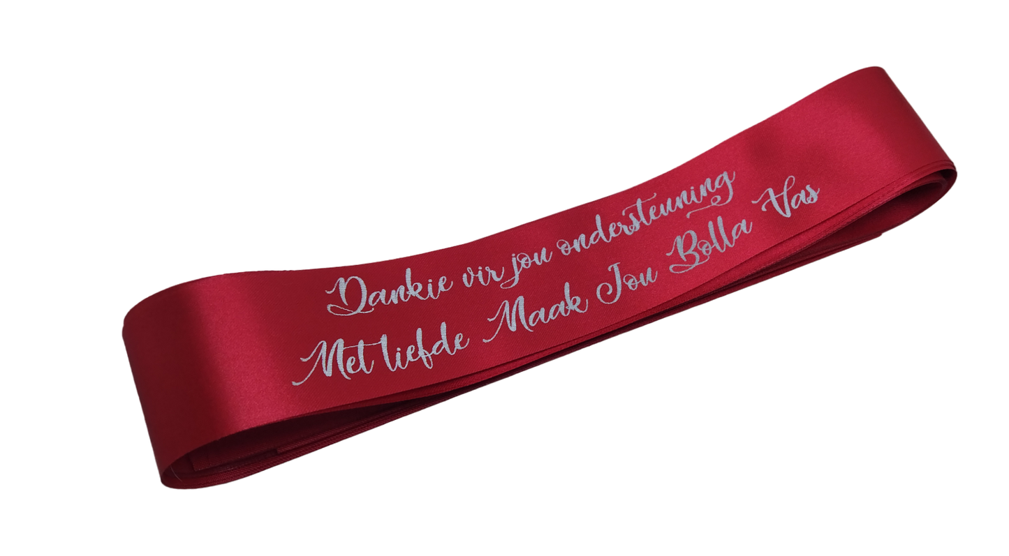 Satin Printed Ribbons (price per meter)