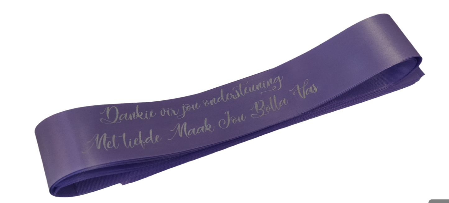 Satin Printed Ribbons (price per meter)