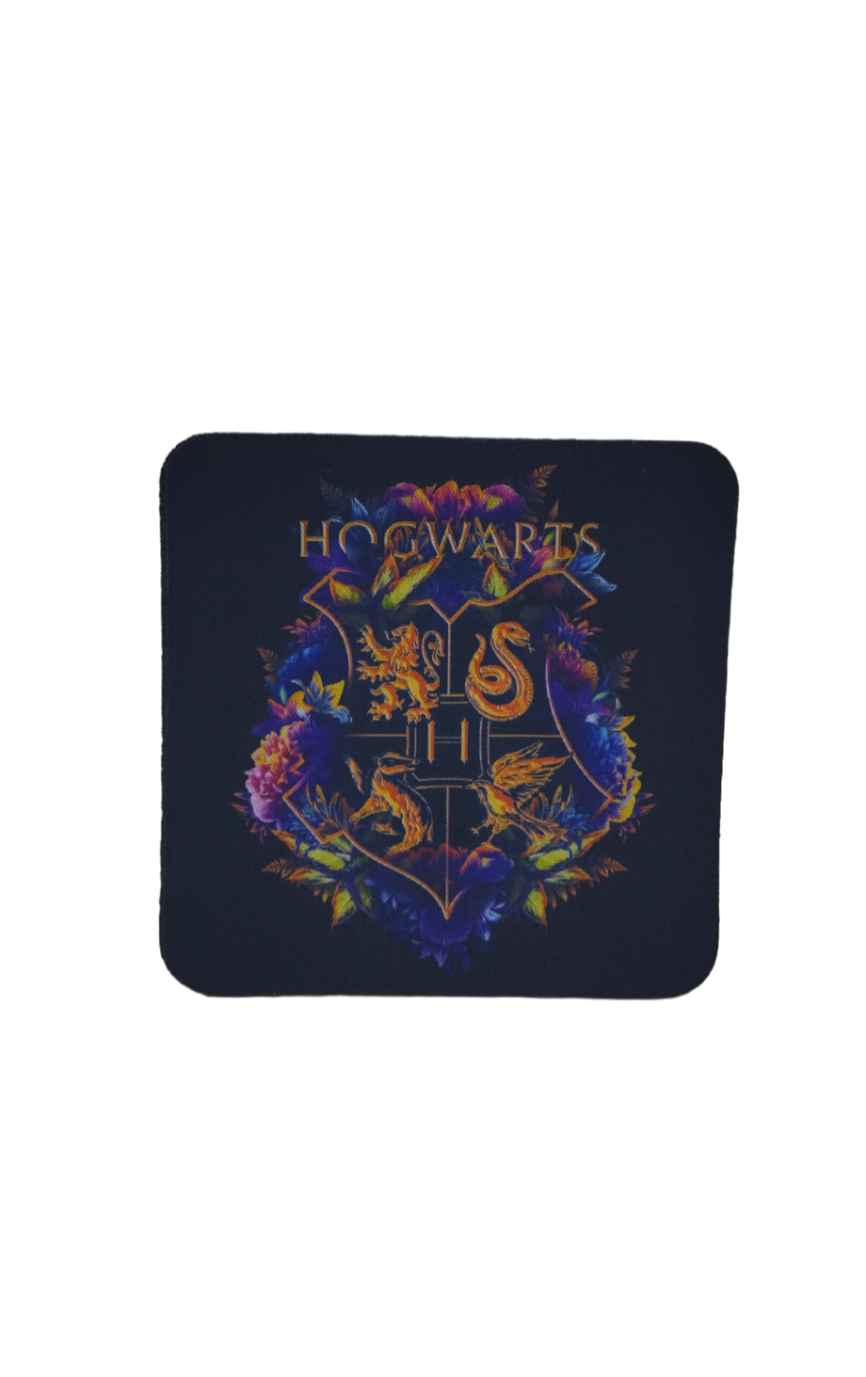 Harry Potter Hogwarts coaster rubber