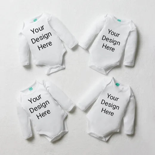 White 4 pack Long Sleeve Bodyvests