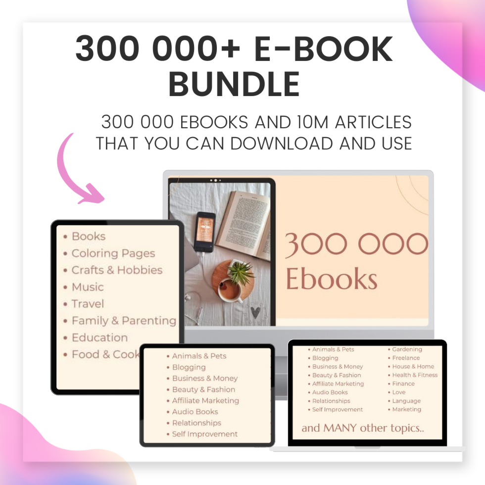*300 000+ E-Books & 10m Articles Bundle