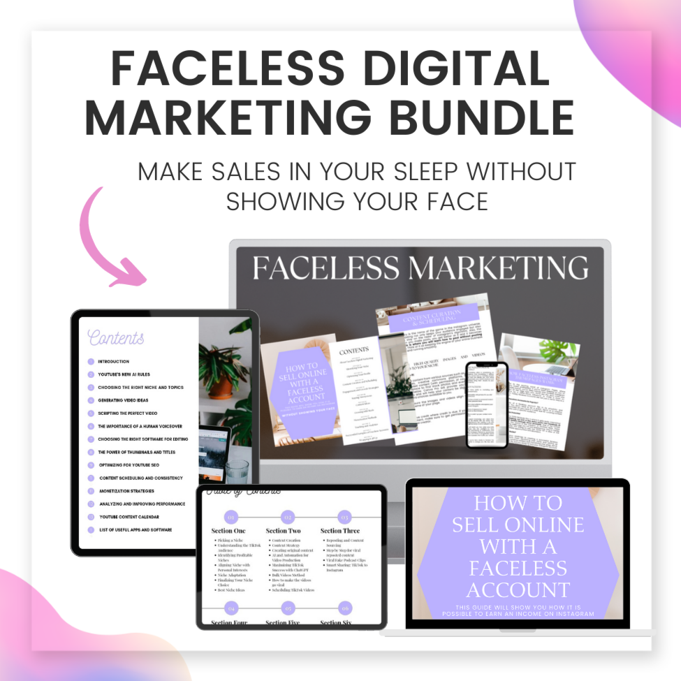 *ULTIMATE FACELESS DIGITAL MARKETING BUNDLE - 2 Bundles in 1