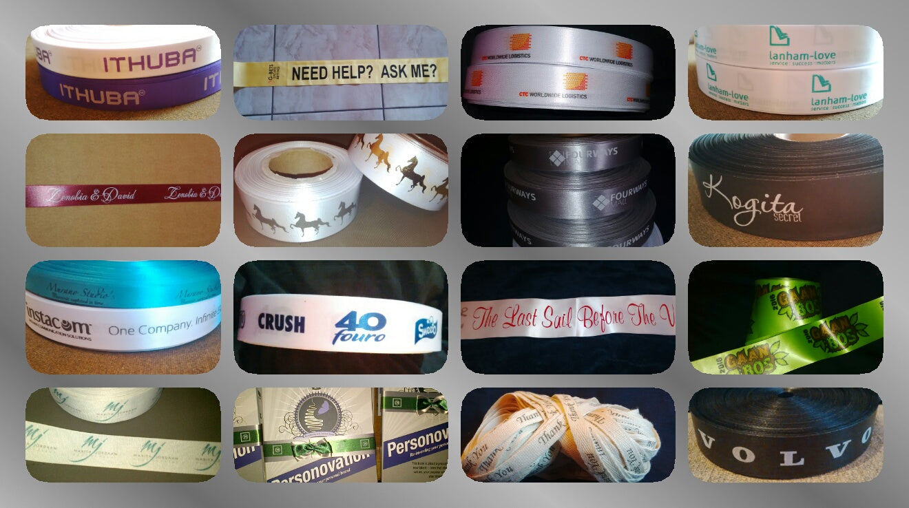 Full color and Silkscreen printed ribbons
