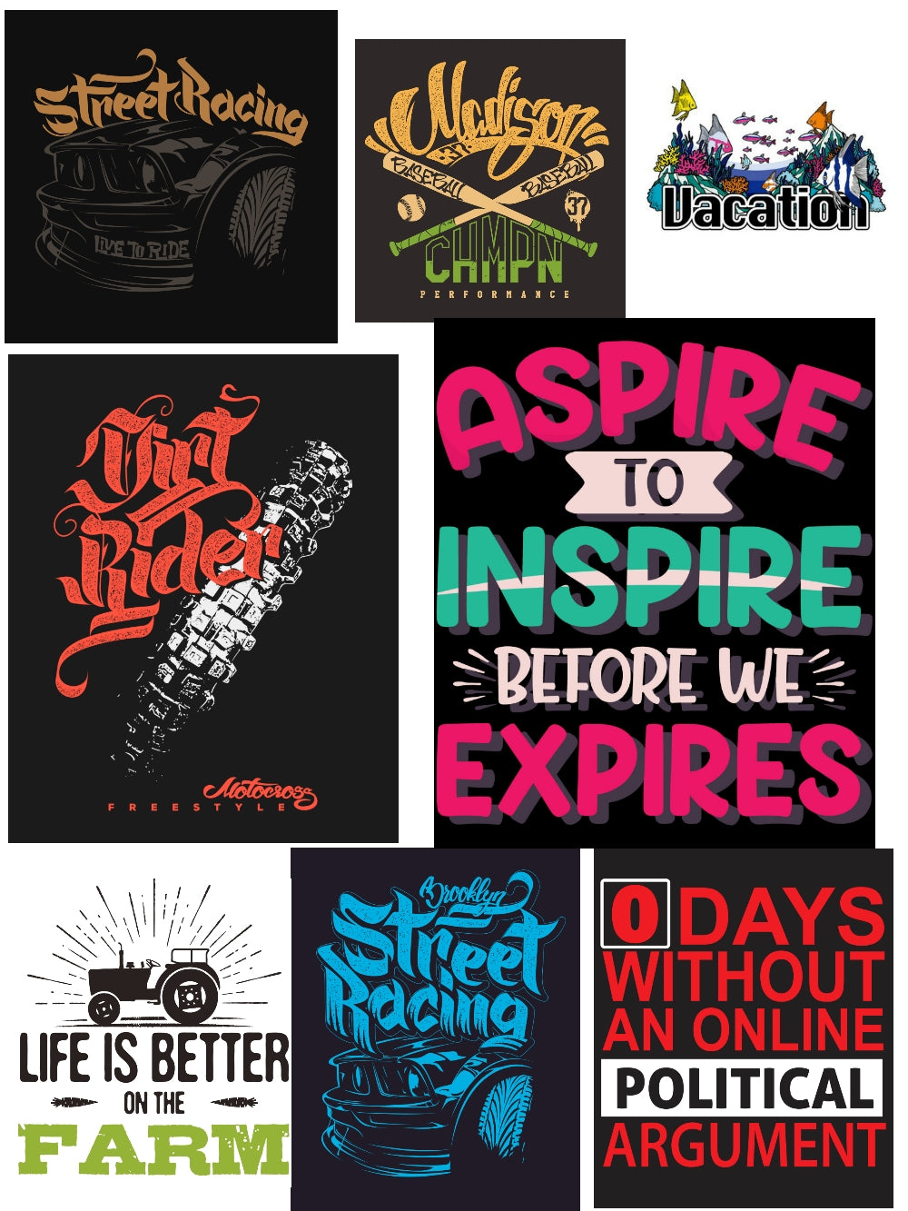 1 Million T-shirt Designs Bundle