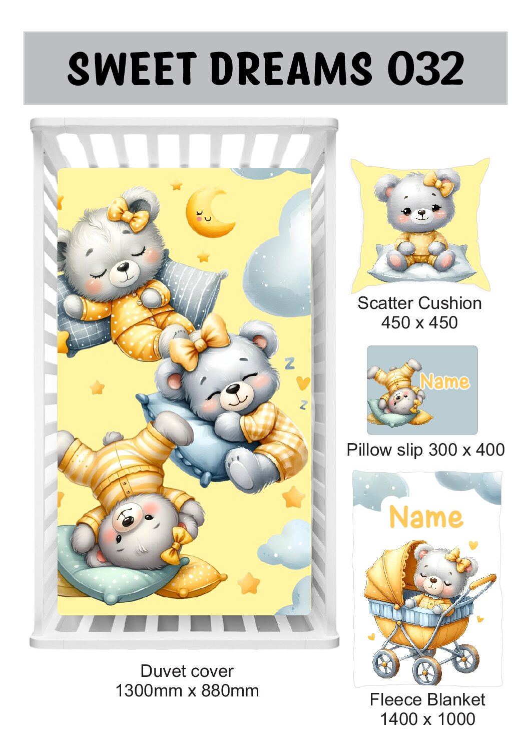 (COMBO 2) Baby Bedding