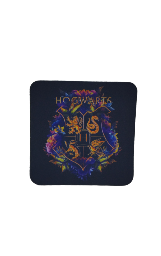 Harry Potter Hogwarts coaster rubber