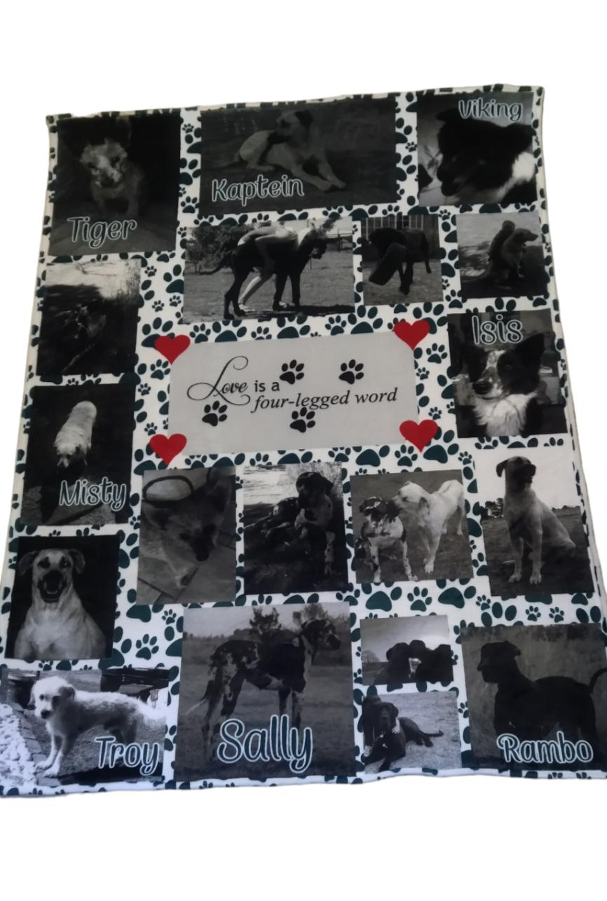 Photo Collage Blanket