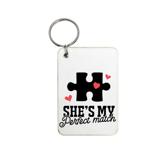 Couples MDF Keyring Set