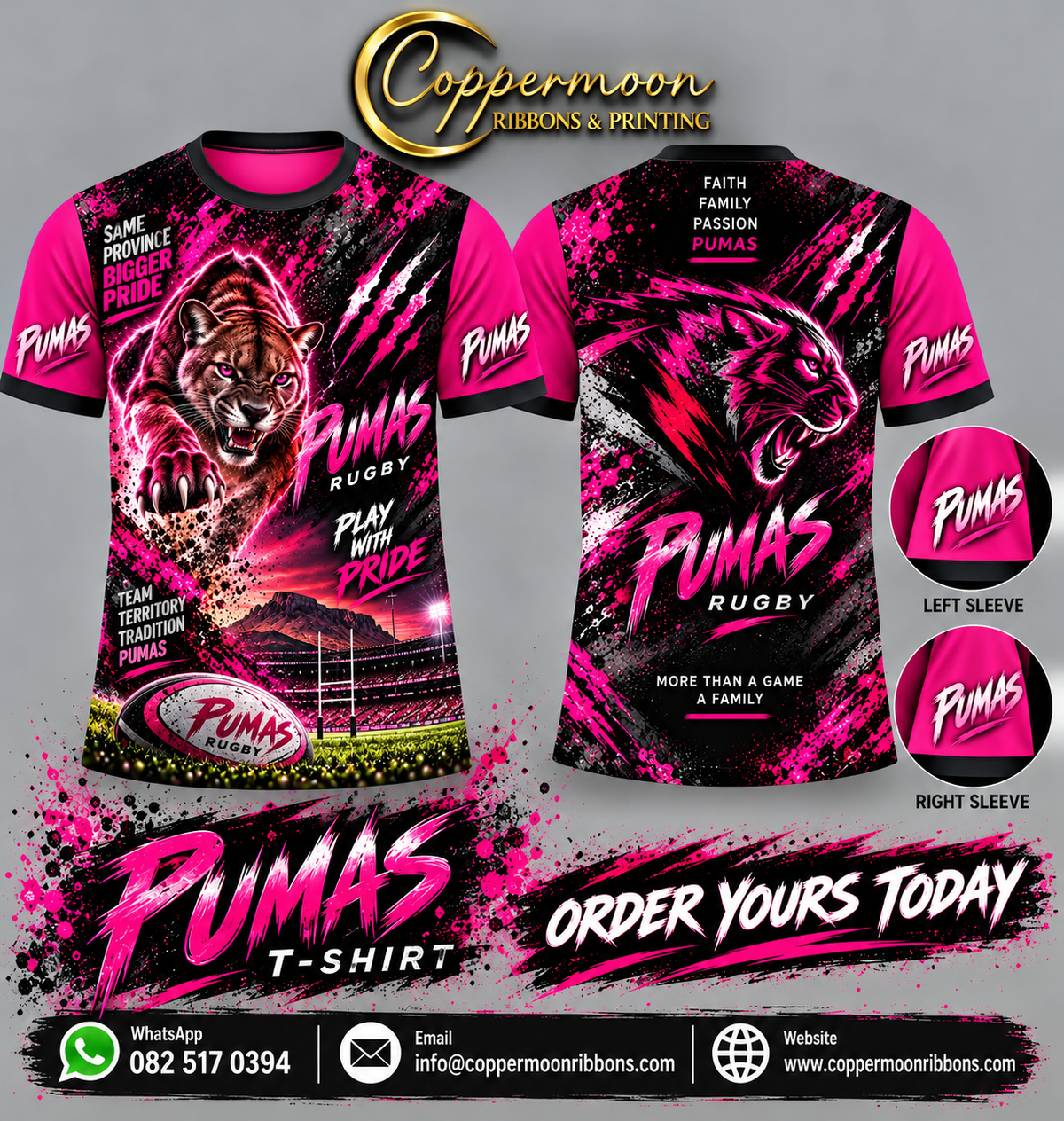 Local Rugby Teams T-shirts