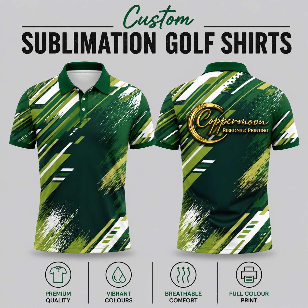 Custom Sublimation Golf Shirts