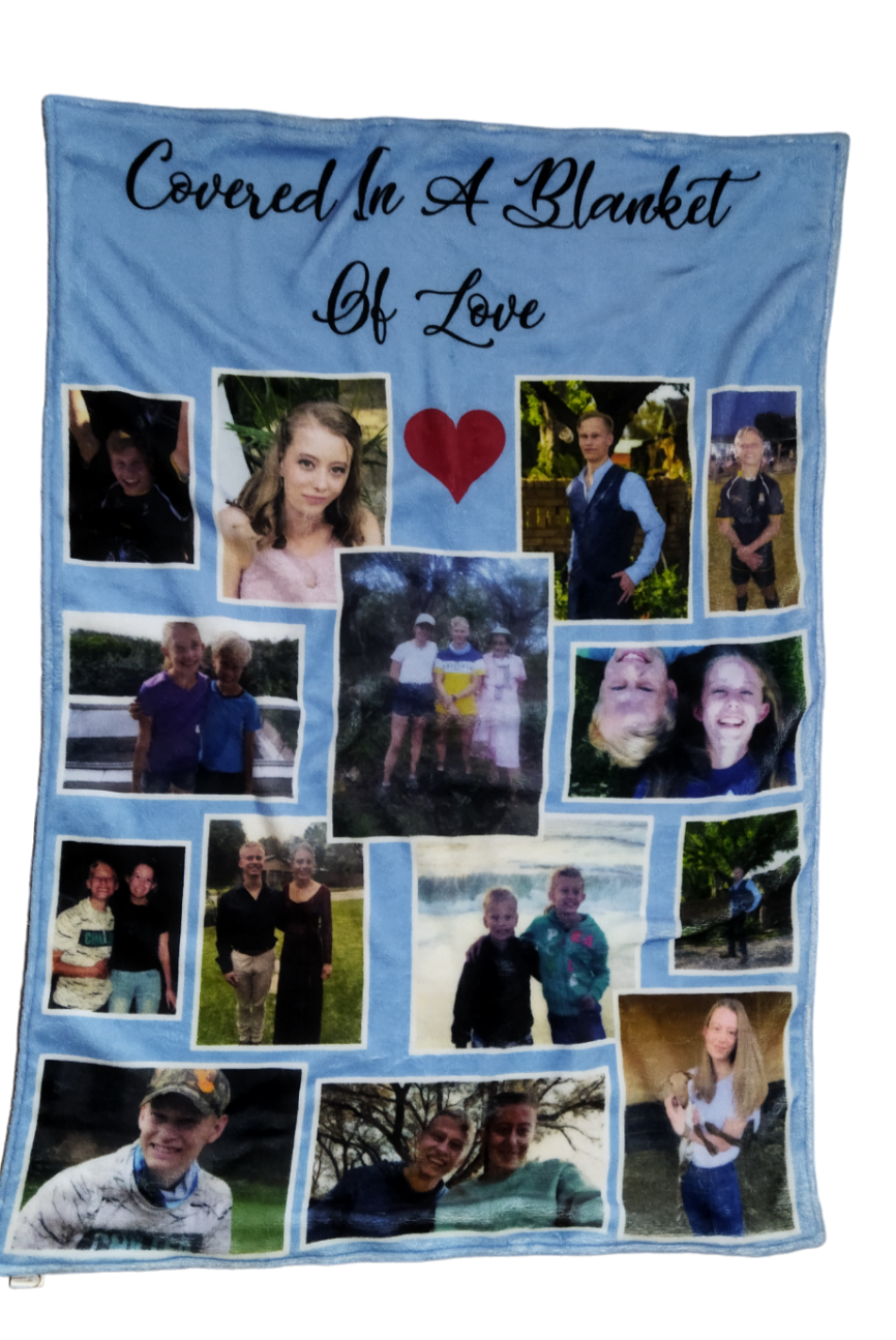 Photo Collage Blanket